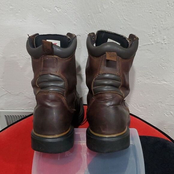 Red Wings 4200 High Steel Toe Boots in Brown Leather Size 10 - Picture 6 of 16